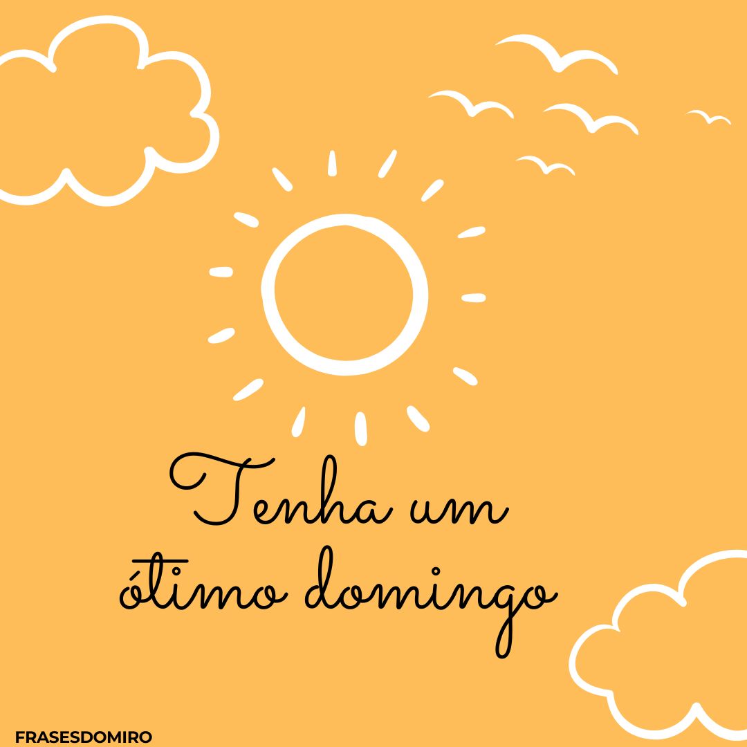 BOM DIA DOMINGO